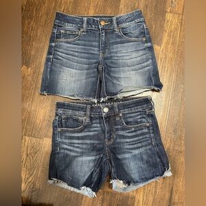 Bundle of 2 Pairs of American Eagle Midi Shorts- Size 4